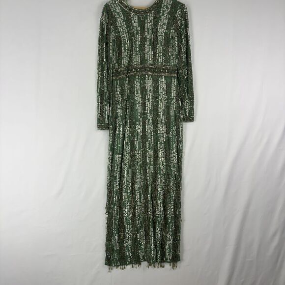 Mac Duggal Dresses & Skirts - Mac Duggal Crystal-Embellished Long-Sleeve Column Gown